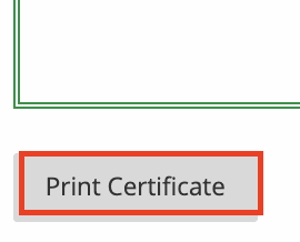 print the certificate